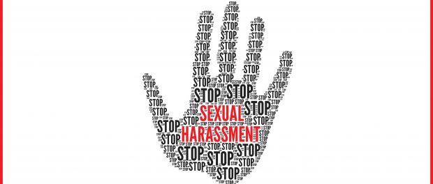 Stop sexual harassment illustration