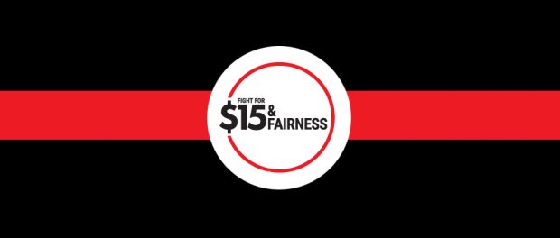 Logo for Fight for $15 & Fairness