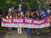 image of take back the night rally