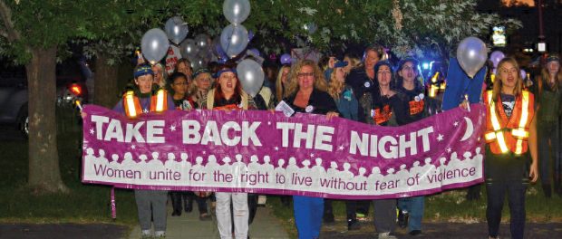image of take back the night rally