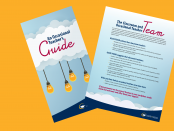 Image of the OT Guide pamphlet and OT Team flyer