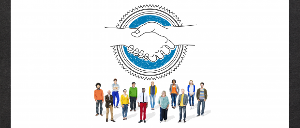 Illustration: Handshake Partnership Concept