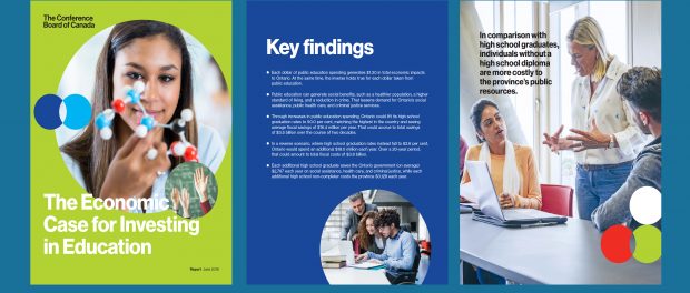 Thumbnail: Pages from the Economic Case for Investing in Education report