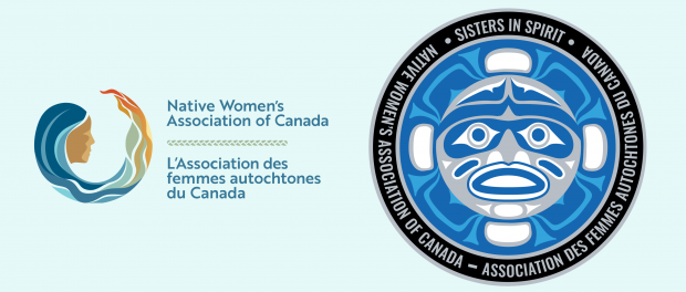 The Native Women’s Association of Canada logo beside the Sisters in Spirit logo