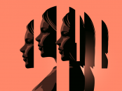 Illustration concept of a women dealing with mental heath issues