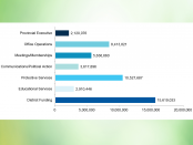Bar chart of audit figures