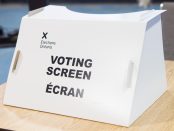 Image of a voting screen