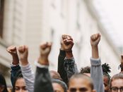 ofl enough is enough Jan 2023 fists raised in protest