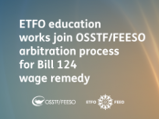 ETFO message, Bill 124