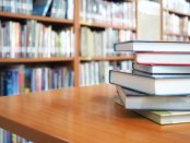 books on desk