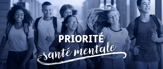 F_Mental Health Priorité_Santé Mentale. Kids smiling.