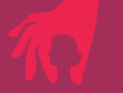 hand grabbing a woman's head