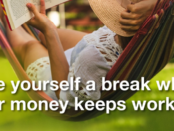 woman in a hammock reading a book