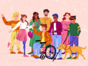 Group of people with disabilities