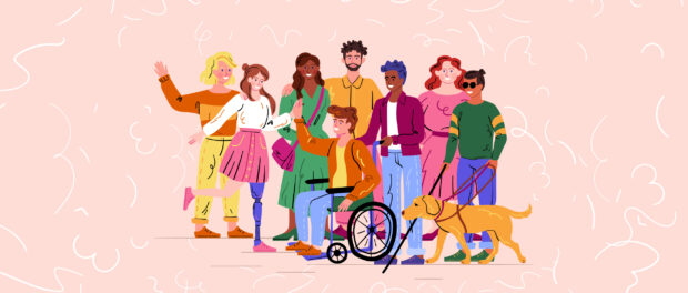 Group of people with disabilities