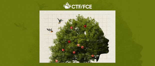 tree in shape of a women's face to represent the CTF Women's Symposium