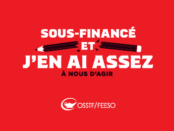En Francais: Sous-Finance et J'en ai Assez. Crayon brise
